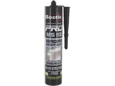 Mastic de Fixation Bostik MSP 113 pour Miroirs Blanc Cartouche 290 ml
