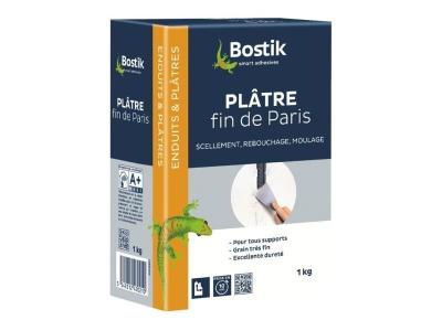 Bostik - Pl&acirc;tre Fin De Paris - Bo&icirc;te De 1Kg