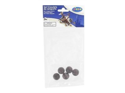 Papo - 39261 - Set de 5 boulets de catapulte