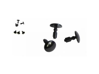 Bouton programmateur horloge noir pour four brandt - 74x2420