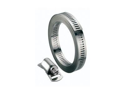 Boutt&eacute; BSF8 Kit Collier Acier Largeur 8mm Longueur 3m 8 tetes, Argent