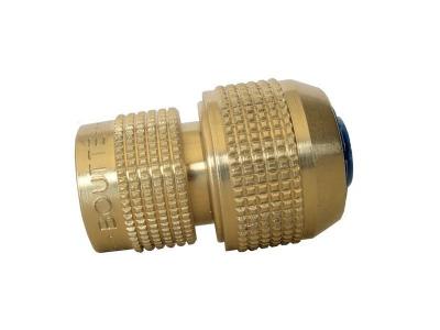 BOUTTE - Raccord rapide bleu automatique laiton aquastop 6 billes &Oslash;19