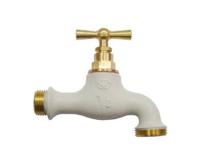 BOUTTE - Robinet bicolore ton pierre