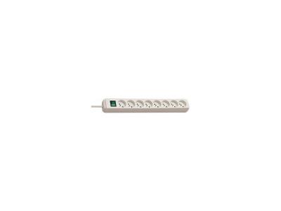Brennenstuhl Multiprise ECO-LINE Blanche - 8 prises et 3m de c&acirc;ble