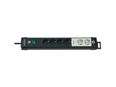 Brennenstuhl 1951160600 multiprise - multiprises (Noir, Noir)