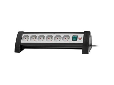 Brennenstuhl Premium Alu-Line Bloc Multiprise 1,8m avec Interrupteur