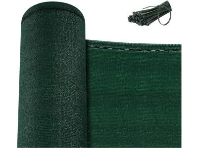 Brise vue jardin,cl&ocirc;ture brise vue,en pehd 180g/m&sup2;,filet occultant,avec attaches c&acirc;bles,1,5x25mvert