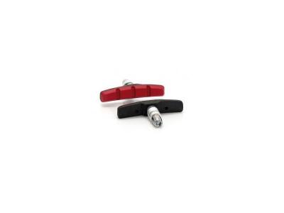 Set de 4 patins de frein v brake xlc bs v01 noir rouge