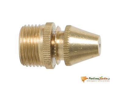 Buse simple jet droite r&eacute;glable en laiton n&deg;8 pour pulv&eacute;risateur