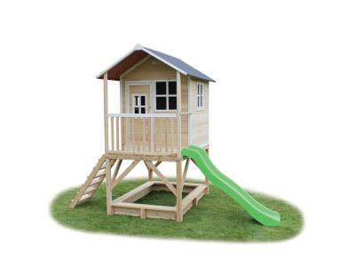 Maisonnette en bois pour enfants Loft 500 Naturel - Exit Toys