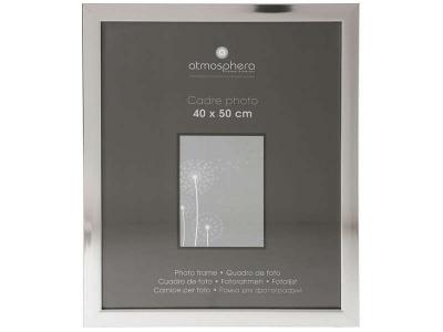 Cadre photo Argent pour Photo 40 x 50 cm