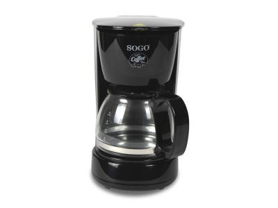 Cafeti&egrave;re &eacute;lectrique 0,6L, 650W - 4/6 tasses, avec filtre permanent
