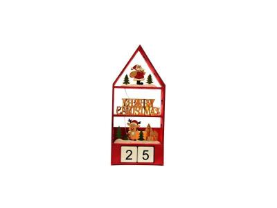 Calendrier de l'Avent date Pitsis - Rouge