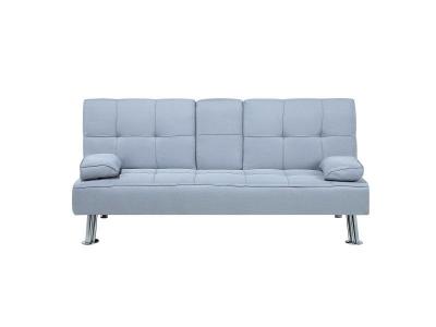 Canap&eacute; convertible gris clair Roxen 