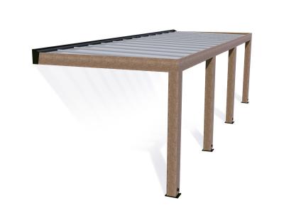 Canopia pergola helsinki pergola en bois de c&egrave;dre 860 x 300 707372 