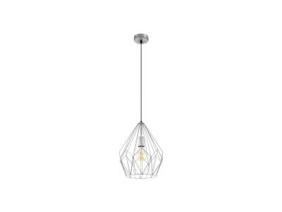 Suspension Vintage carlton &oslash; dimmable en argent 31cm