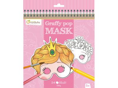 Carnet Graffy Pop Mask : Fille aille Unique Coloris Unique