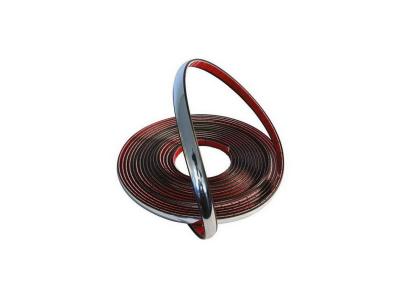 Moulure de d&eacute;coration universelle - 12 mm x 8 m - Chrome - Carpoint