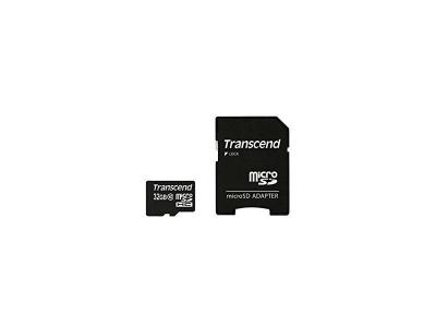 TRANSCEND Carte MicroSDHC Class 10 - 32Go