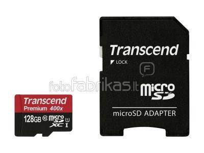 Transcend Ts128gusdu1 Micro Sd Card With Adapter S
