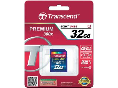 TRANSCEND UHS1 CL10 SD 300X 32GB SDHC