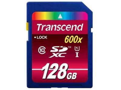Transcend Ultimate series - Carte m&eacute;moire flash - 128 Go - UHS Class 1 / Class10 - 600x - SDXC UHS-I 