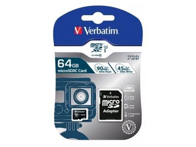 Micro sdxc card pro uhs-i 64gb class 10