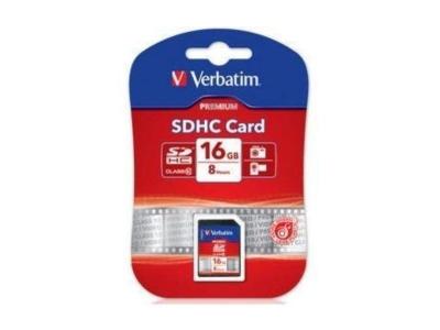 Carte m&eacute;moire verbatim sdhc 16 gb class 10 23942439622