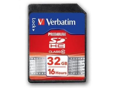 Carte m&eacute;moire SDHC Verbatim 32 Go Class 10 