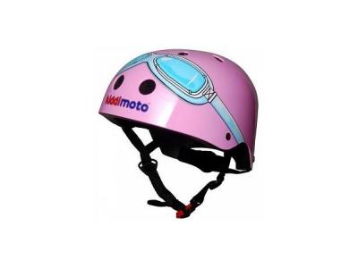 Casque enfant Kiddimoto Goggle rose- S (48-53 cm)