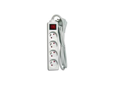 Bloc Multiprise Avec Interrupteur 4 Prises 16A 1,5M Blanc - Cha44079