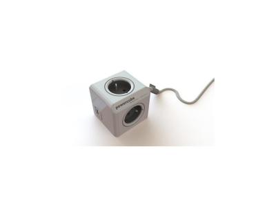 Multiprise Powercube 3 Prises 16A Avec 2 Usb 1,5M Gris - Cha48041