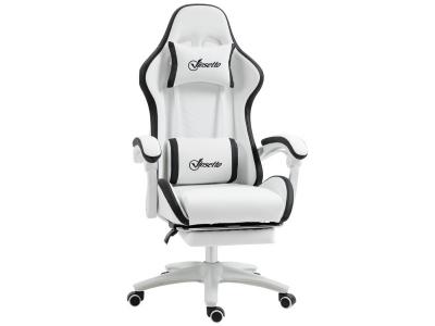 Chaise De Bureau Gaming Inclinable R&eacute;glable - Coussins Inclus