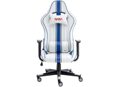 Nasa Atlantis Gaming Chair Blanc,Bleu