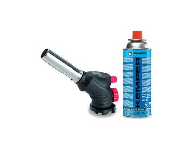Chalumeau gaz multifonctions kemper + cartouche butane 220gr multifonctions