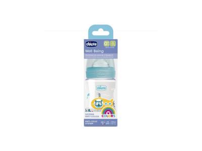 Chicco Biberon Bien-&Ecirc;tre D&eacute;bit Lent +0m Bleu 150ml