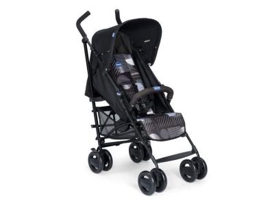 CHICCO Poussette Canne London Up avec arceau - Noir Matrix