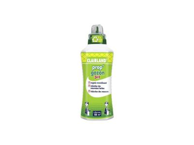 Clairland - Engrais Gazon liquide prop'gazon 3 en 1 - concentr&eacute; 1 l
