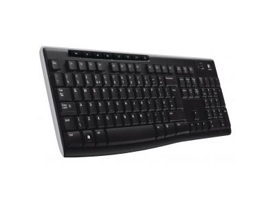 Clavier sans fil standard usb us international noir