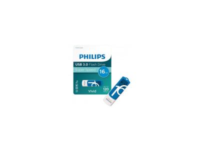 Philips usb key vivid usb 3.0 16gb blue fm16fd00b/10