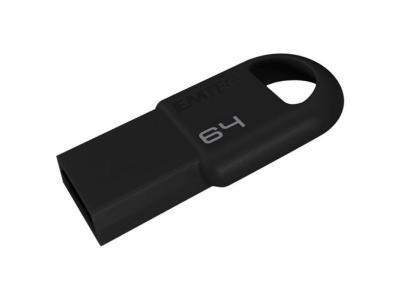 EMTEC D250 Mini - Cl&eacute; USB - 64 Go - USB 2.0 - noir