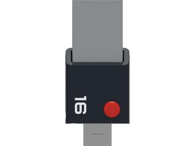 EMTEC Mobile & Go - Cl&eacute; USB - 16 Go - USB 3.0 / micro USB