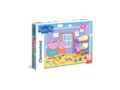 Clementoni Puzzle Peppa Pig 60 pi&egrave;ces 
