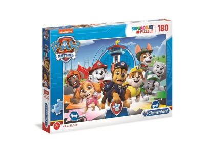 Clementoni - 29105 - supercolor 180 pieces - pat'patrouille