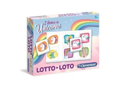 CLEMENTONI Jeu de Loto - Licornes - Jeu educatif