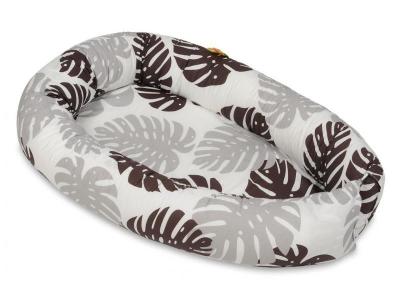 Cocon gigoteuse feuilles grises et marrons 42301