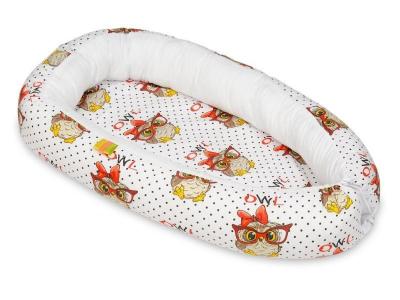Cocon gigoteuse Hiboux  blanc