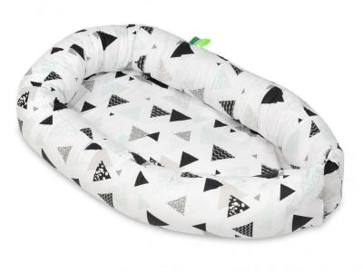 Cocon gigoteuse triangles menthe 42301
