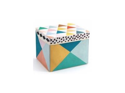 Coffre &agrave; jouets - g&eacute;om&eacute;trie DD04481