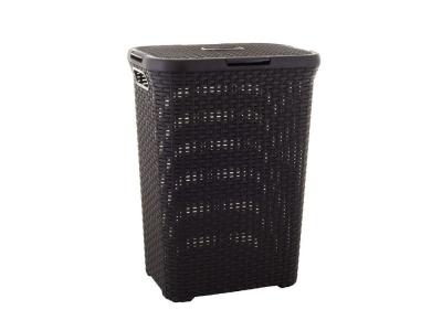Panier &agrave; linge 40Lt Brown Rattan Vintage Brown Mys Curver